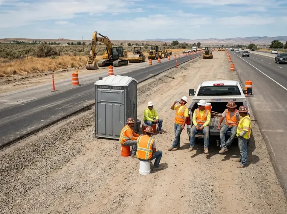 highway-road-construction-crew-007 — frequently asked questions, Porta Potty and Restroom Rentals in Monroe, UT